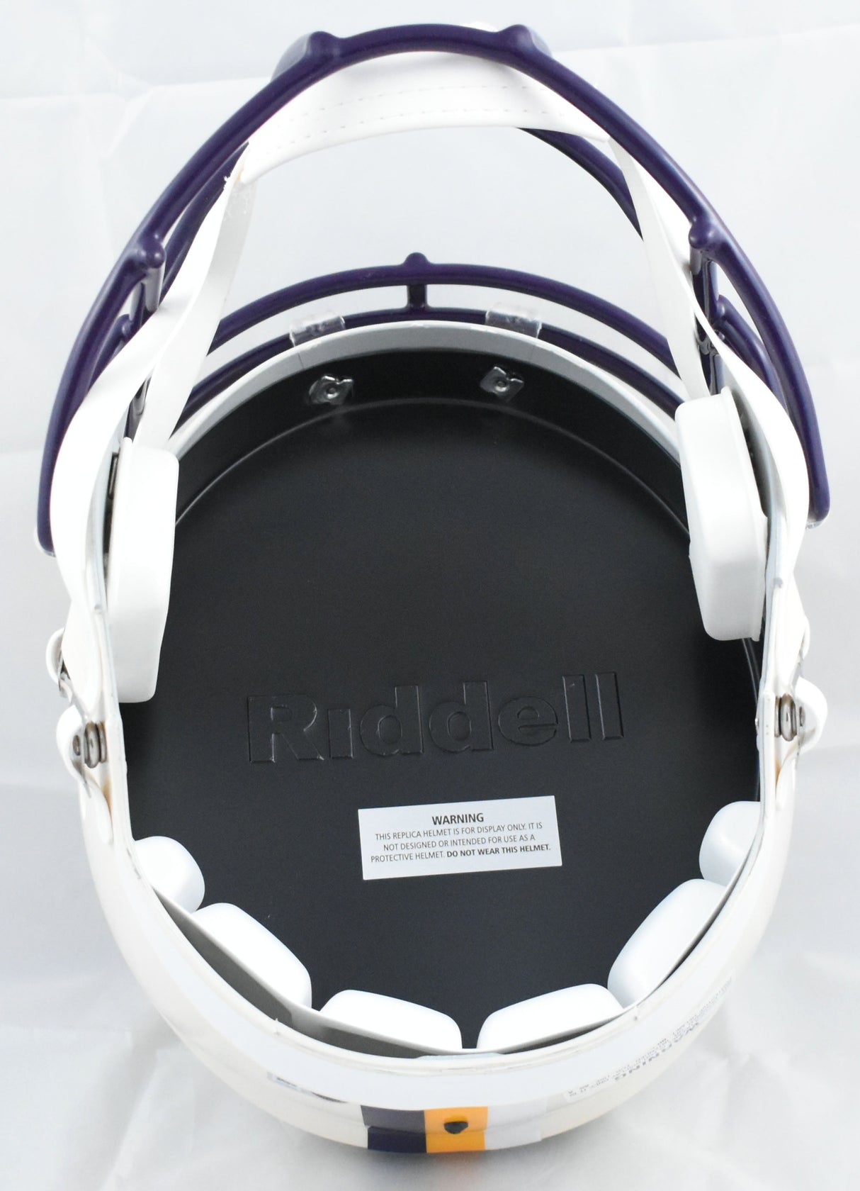 Justin Jefferson Signed Minnesota Vikings F/S Retro Speed Helmet - Beckett W