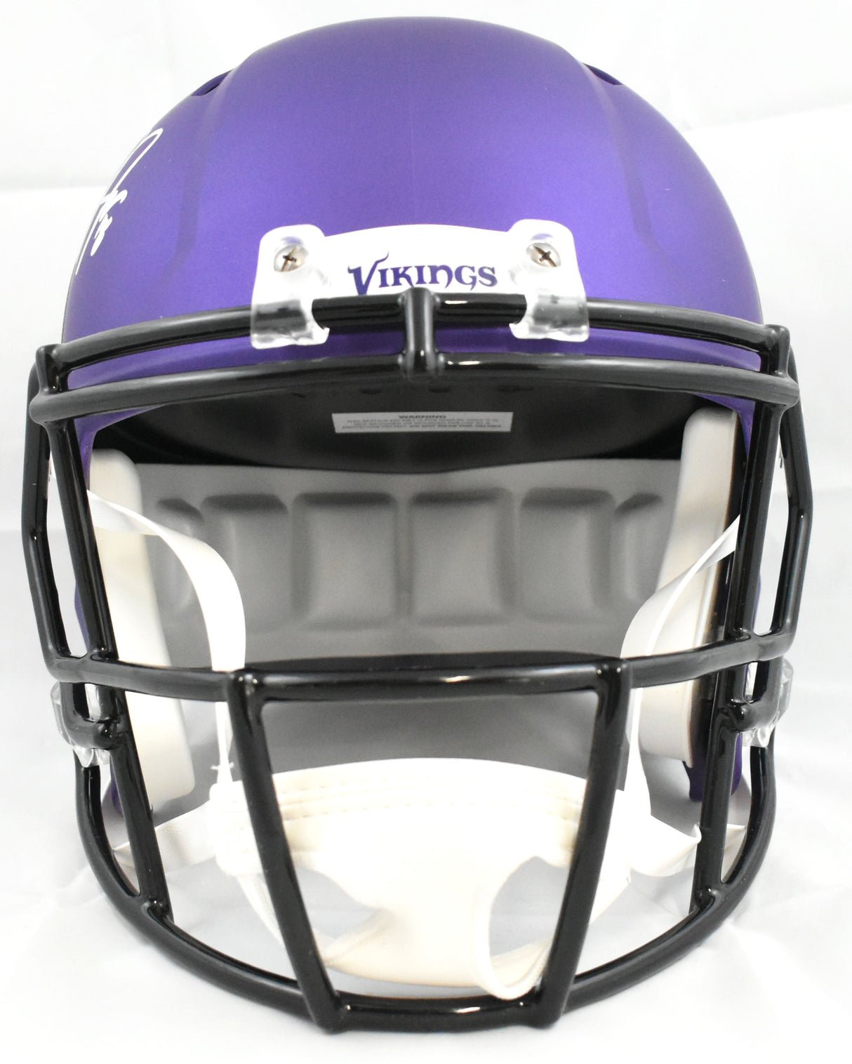Justin Jefferson Autographed Minnesota Vikings F/S Speed Helmet - Beckett W Holo