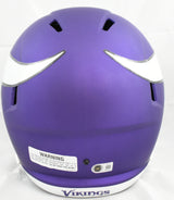 Justin Jefferson Autographed Minnesota Vikings F/S Speed Helmet - Beckett W Holo