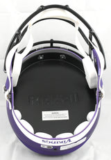 Justin Jefferson Autographed Minnesota Vikings F/S Speed Helmet - Beckett W Holo