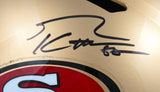 George Kittle Autographed 49ers F/S Speed Helmet - Beckett W Hologram *Smeared