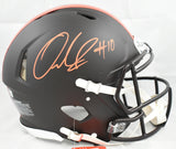 Quinshon Judkins Autographed Browns F/S Alt Speed Authentic Helmet - Beckett