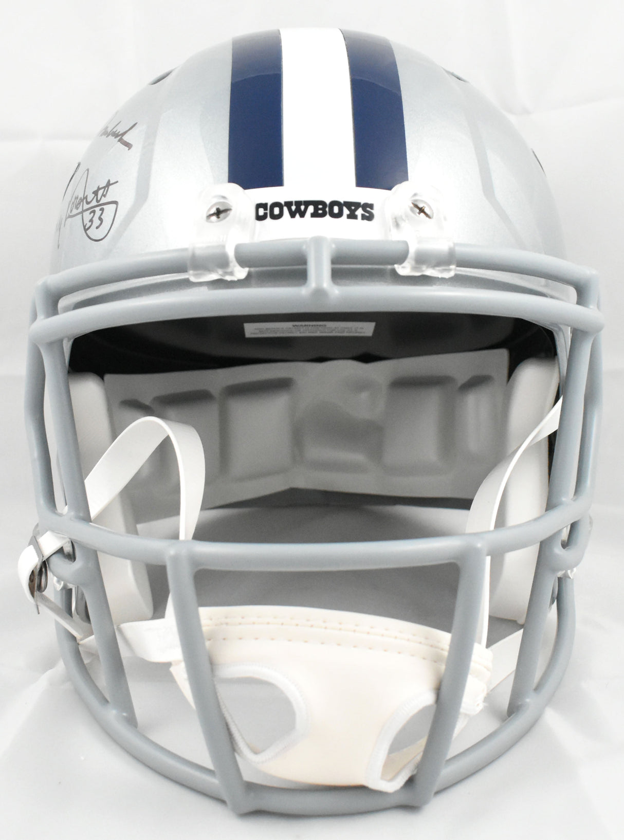 Staubach Dorsett Pearson Signed Cowboys F/S Speed Helmet - Beckett Hologram
