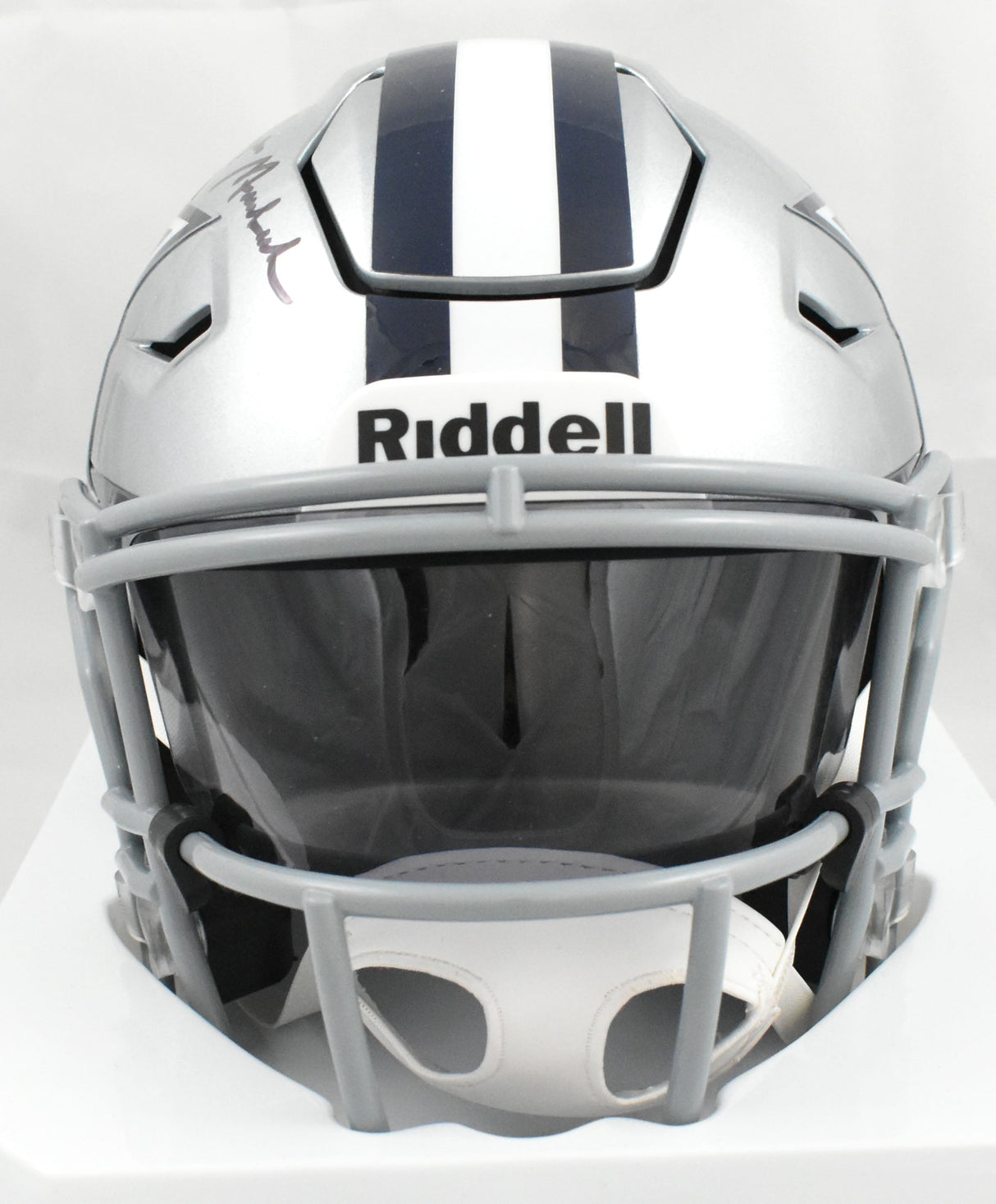 Roger Staubach Autographed Cowboys Mid-Size SpeedFlex Helmet - Beckett Holo
