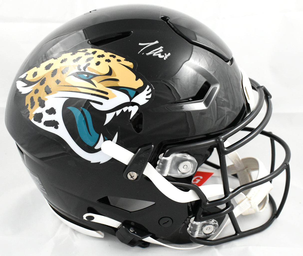 Travis Hunter Signed Jacksonville Jaguars F/S Speedflex Helmet - Beckett W Holo
