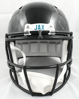 Travis Hunter Autographed Jacksonville Jaguars F/S Speed Helmet - Beckett W Holo