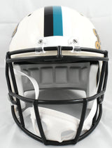 Travis Hunter Signed Jacksonville Jaguars F/S Retro Speed Helmet-Beckett W Holo