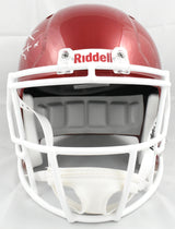 John Mateer Autographed Oklahoma Sooners F/S Speed Helmet - Beckett W Hologram