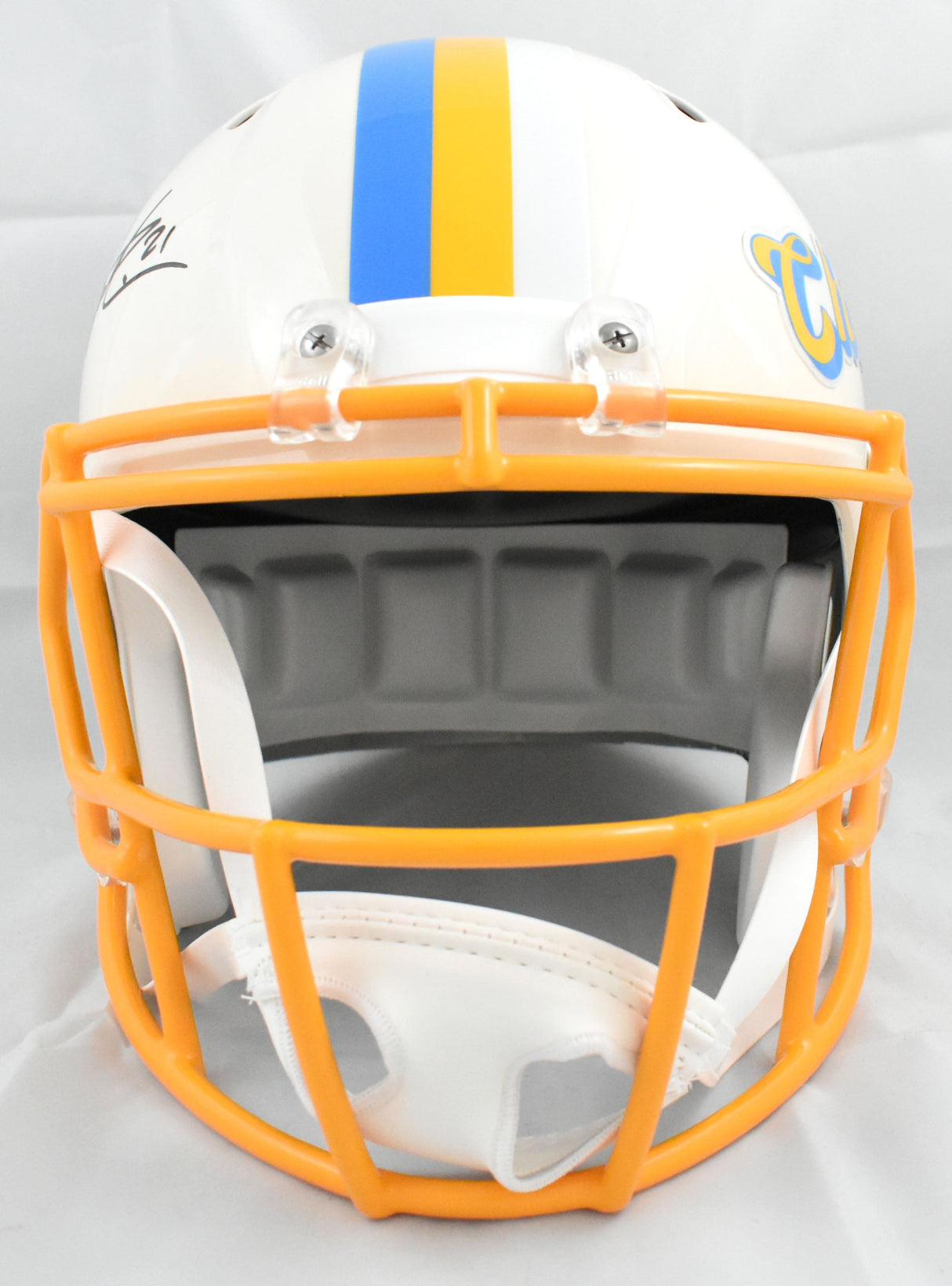 LaDainian Tomlinson Autographed Chargers F/S Retro Speed Helmet - Beckett Holo