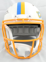 LaDainian Tomlinson Autographed Chargers F/S Retro Speed Helmet - Beckett Holo