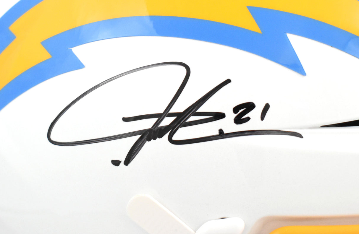 LaDainian Tomlinson Autographed Chargers F/S Speedflex Helmet - Beckett Holo