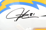 LaDainian Tomlinson Autographed Chargers F/S Speedflex Helmet - Beckett Holo