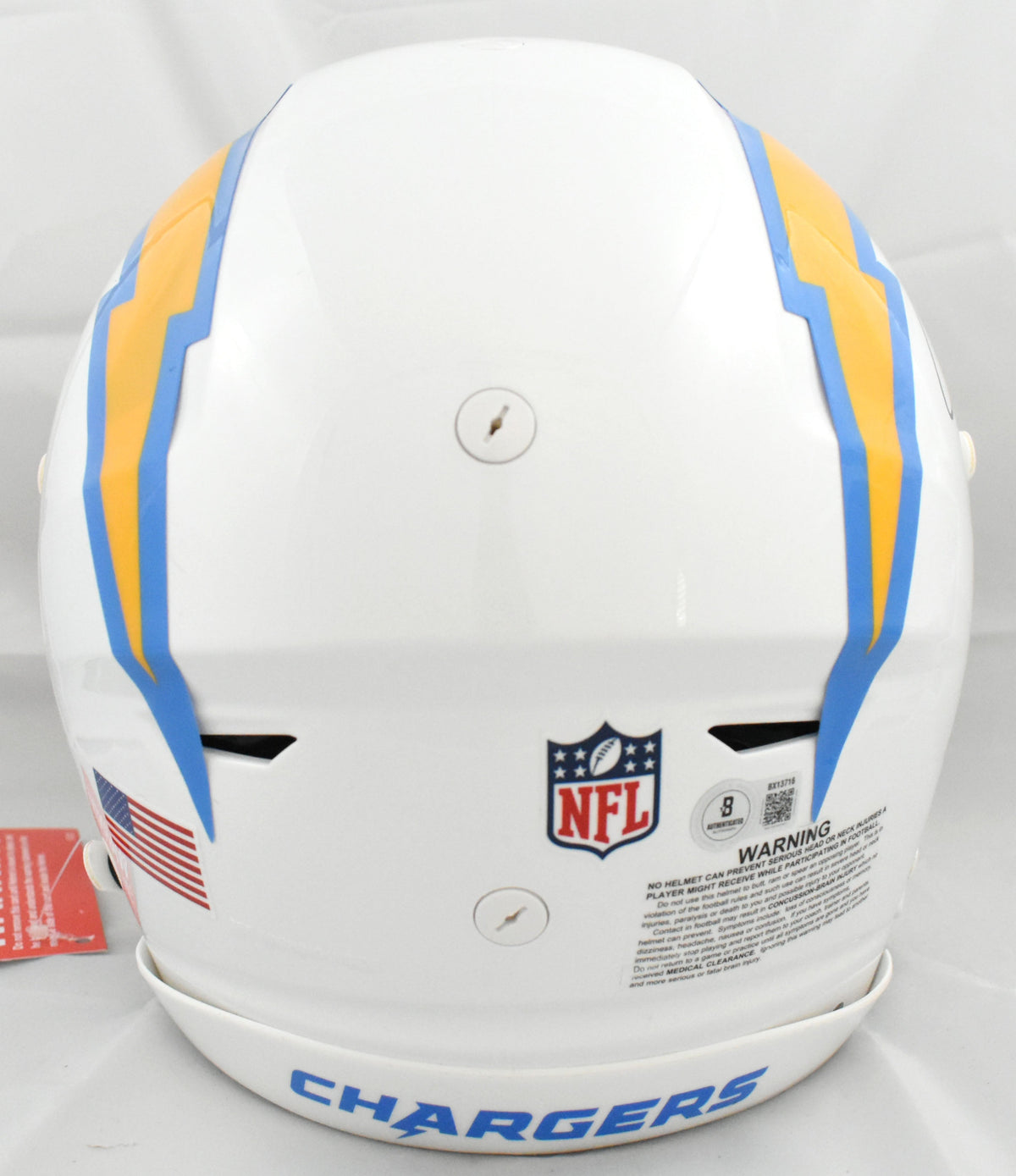 LaDainian Tomlinson Autographed Chargers F/S Speedflex Helmet - Beckett Holo