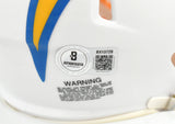 LaDainian Tomlinson Autographed Chargers Speed Mini Helmet - Beckett Hologram