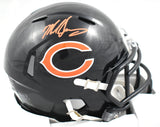 Mike Singletary Signed Chicago Bears Speed Mini Helmet - Beckett W Holo *Orange