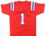 A.J. Brown Autographed Red Pro Style Jersey - Beckett W Hologram