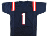 A.J. Brown Autographed Blue Pro Style Jersey - Beckett W Hologram