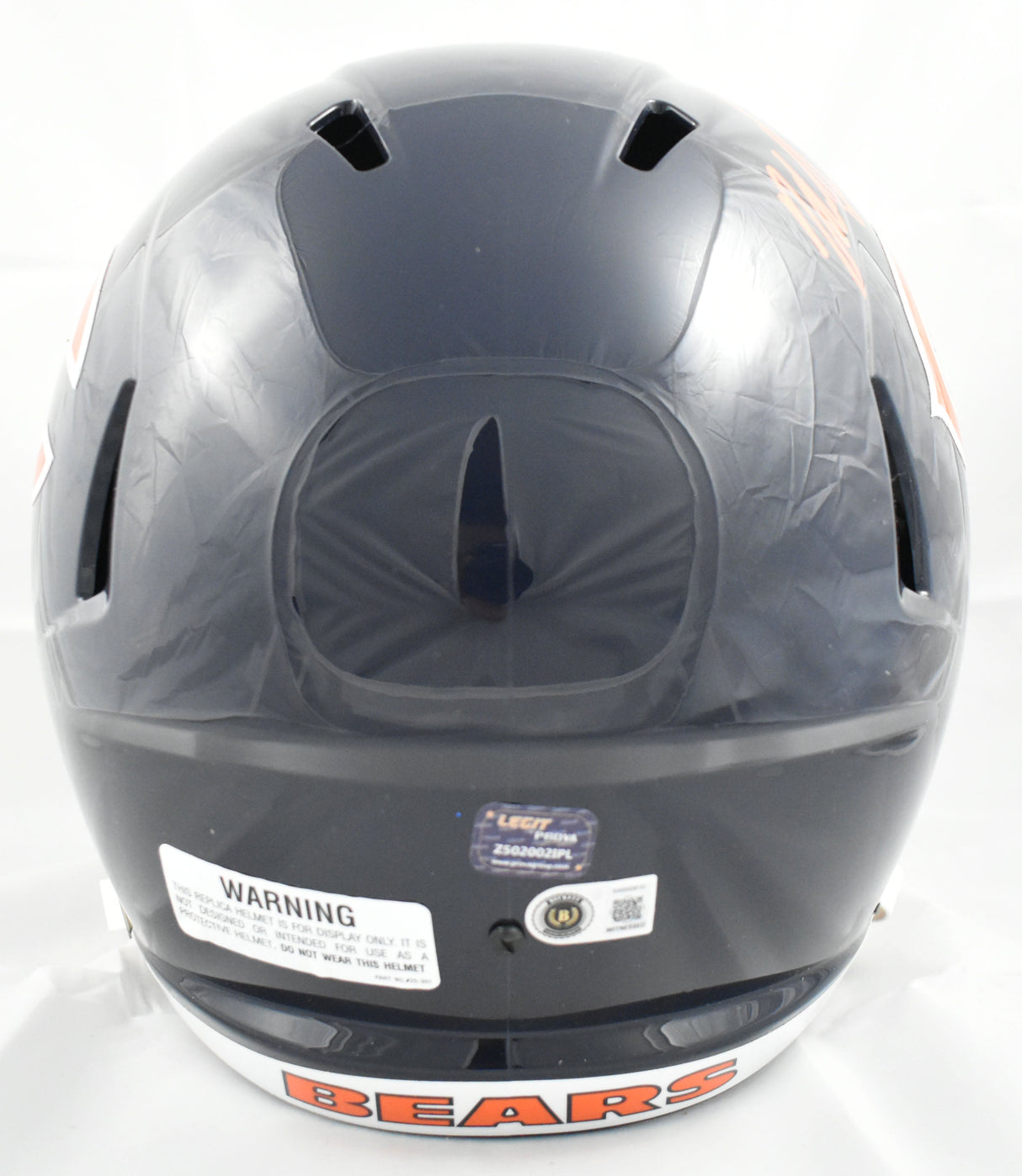 Mike Singletary Autographed Chicago Bears F/S Speed Helmet HOF - Beckett W Holo