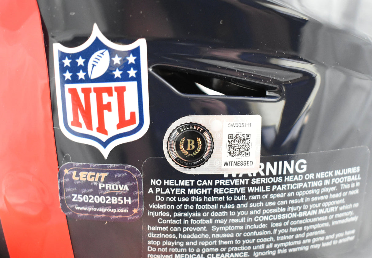 Phil Simms Autographed New York Giants F/S 80-99 Speedflex Helmet - Beckett W
