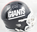 Phil Simms Autographed New York Giants F/S 80-99 Speed Helmet - Beckett W Holo