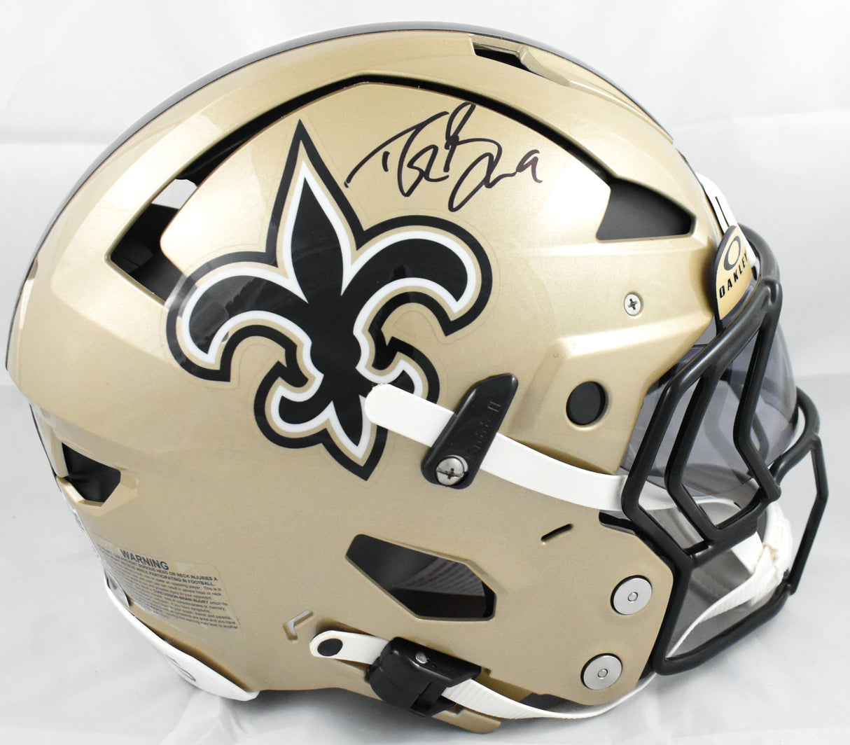 Drew Brees Autographed New Orleans Saints F/S Axiom Helmet- Beckett W Hologram