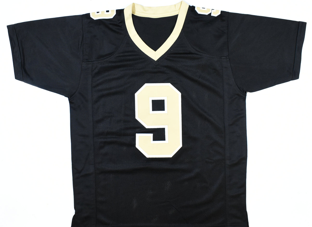 Drew Brees Autographed Black Pro Style Jersey - Beckett W Hologram