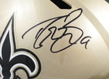 Drew Brees Autographed New Orleans Saints F/S Speed Helmet - Beckett W Hologram