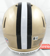 Drew Brees Autographed New Orleans Saints F/S Speed Authentic Helmet- Beckett W