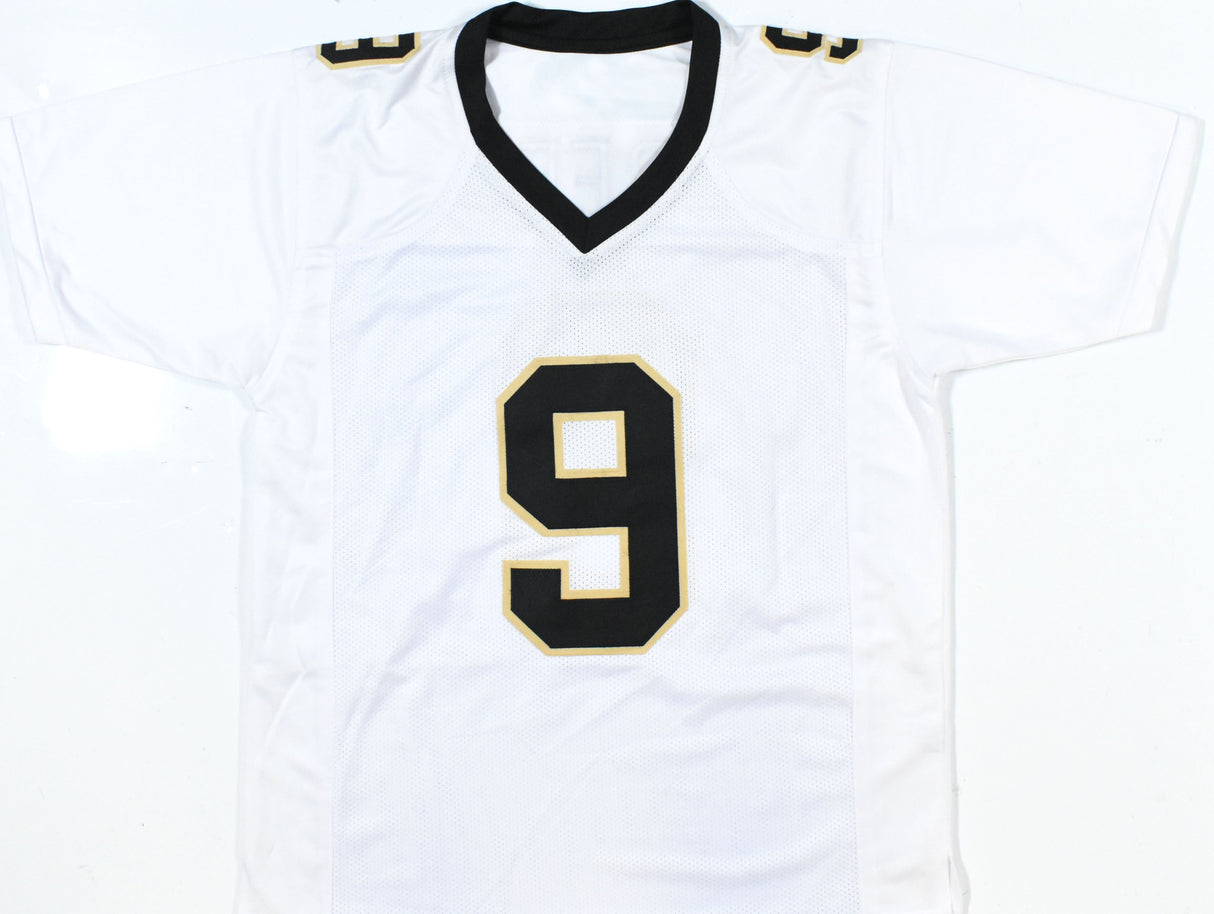 Drew Brees Autographed White Pro Style Jersey - Beckett W Hologram