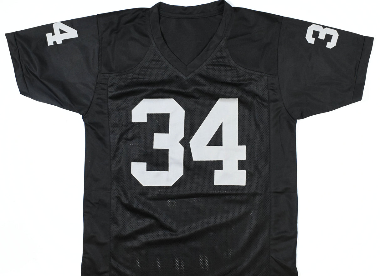 Bo Jackson Autographed Black Pro Style Jersey - Beckett W Hologram