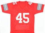 Archie Griffin Autographed Red College Stat Style Jersey w/HT 74/75 - Prova