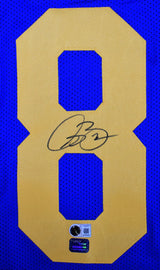 Isaac Bruce Autographed Blue Pro Style Jersey - Beckett W Hologram