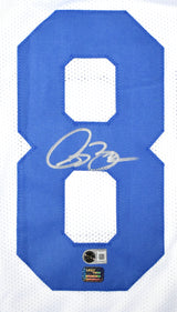 Isaac Bruce Autographed White Pro Style Jersey - Beckett W Hologram