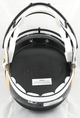 Marshall Faulk Autographed Rams F/S 00-16 Speed Helmet - Beckett W Hologram