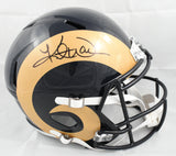 Kurt Warner Autographed St. Louis Rams F/S 00-16 Speed Helmet - Beckett W Holo
