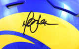 Marshall Faulk Autographed Rams F/S Speedflex Helmet - Beckett W Hologram