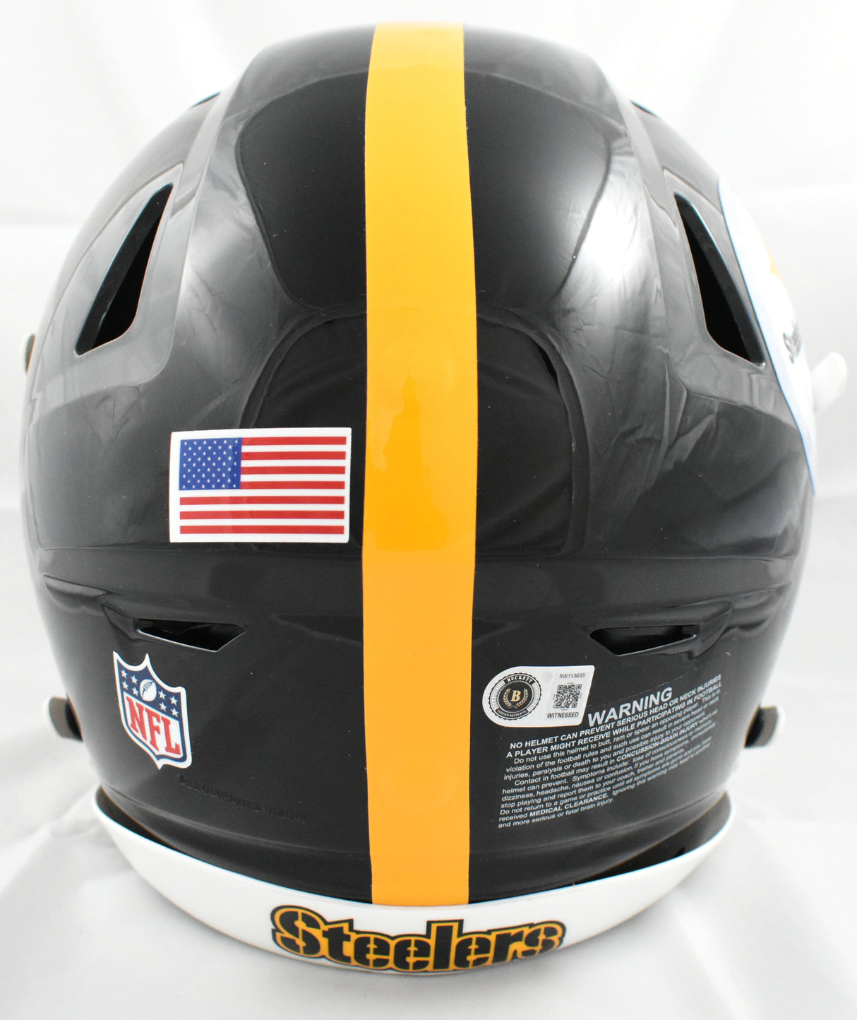 Rod Woodson Autographed Pittsburgh Steelers F/S Speedflex Helmet- Beckett W Holo