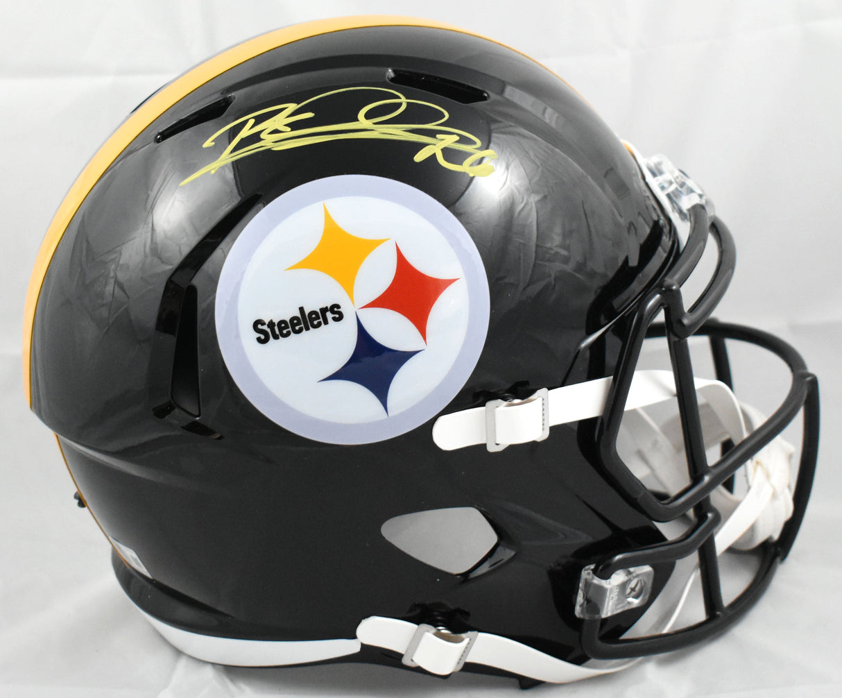 Rod Woodson Autographed Pittsburgh Steelers F/S Speed Helmet - Beckett W Holo