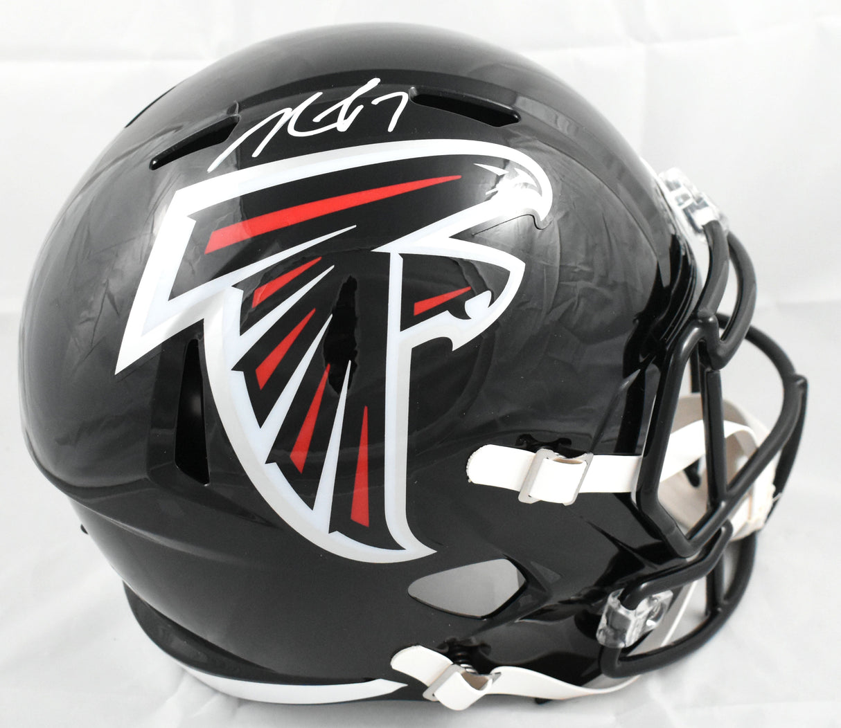 Michael Vick Autographed Atlanta Falcons F/S Speed Helmet - Beckett W Hologram