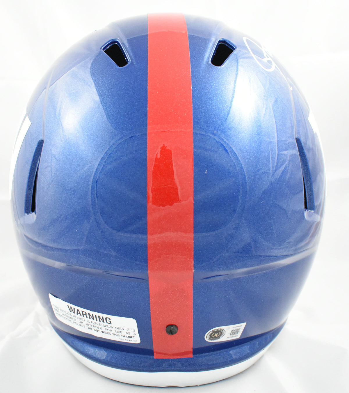 Lawrence Taylor Autographed New York Giants F/S Speed Helmet - Beckett W Holo