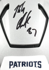 Rob Gronkowski Autographed New England Patriots F/S Axiom Helmet- Beckett W Holo