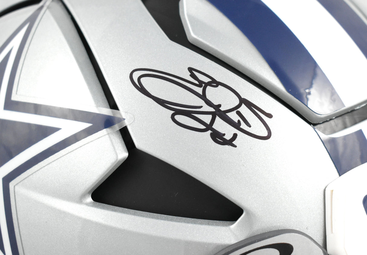 Emmitt Smith Autographed Dallas Cowboys F/S Axiom Helmet - Beckett W Hologram