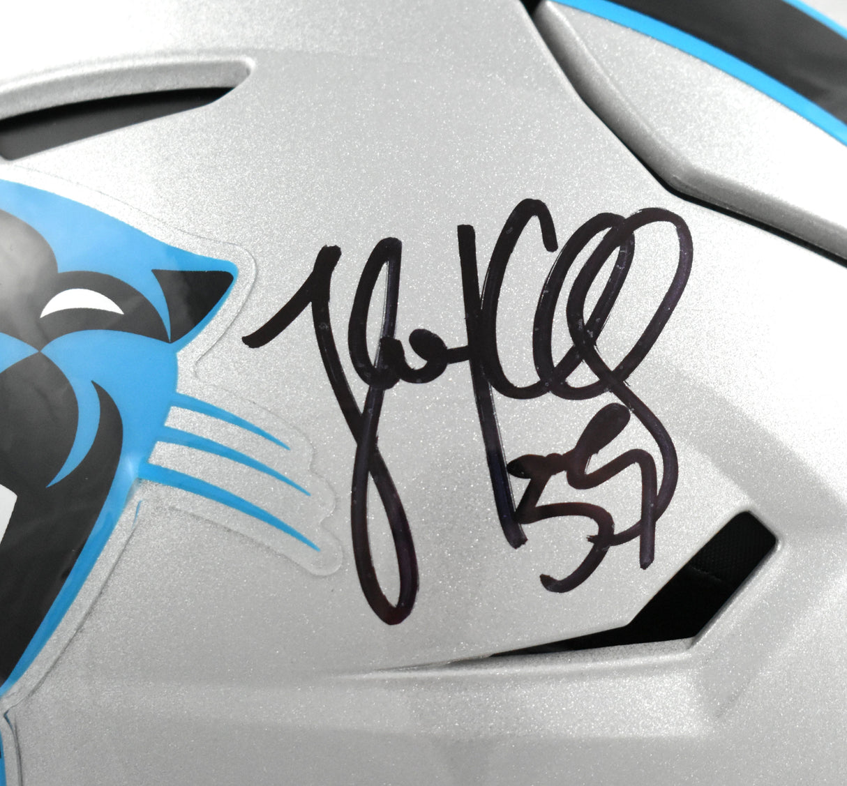 Luke Kuechly Autographed Carolina Panthers F/S Speedflex Helmet - Beckett W Holo