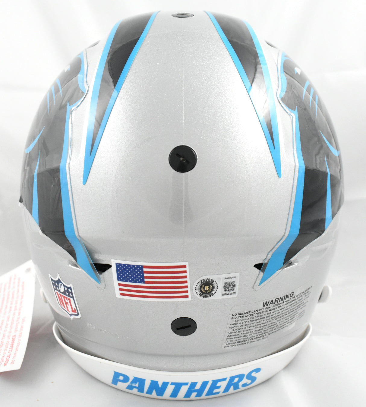 Luke Kuechly Autographed Carolina Panthers F/S Speedflex Helmet - Beckett W Holo