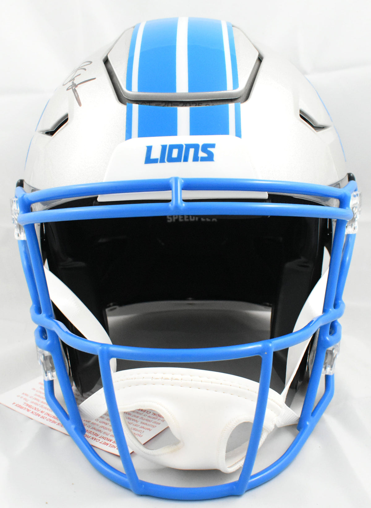 Barry Sanders Autographed Detroit Lions F/S Speedflex Helmet - Beckett W Holo