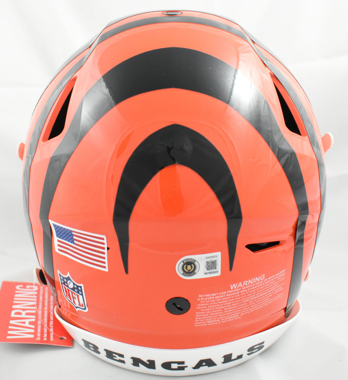 Chad Johnson Autographed Cincinnati Bengals F/S Speedflex Helmet- Beckett W Holo