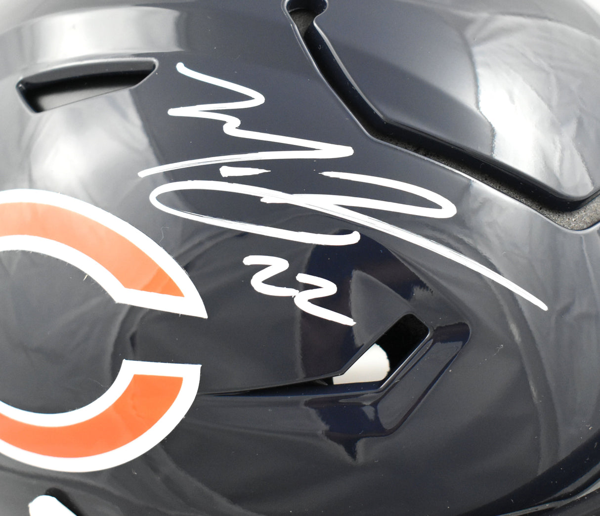 Matt Forte Autographed Chicago Bears F/S Speedflex Helmet - Beckett W Hologram