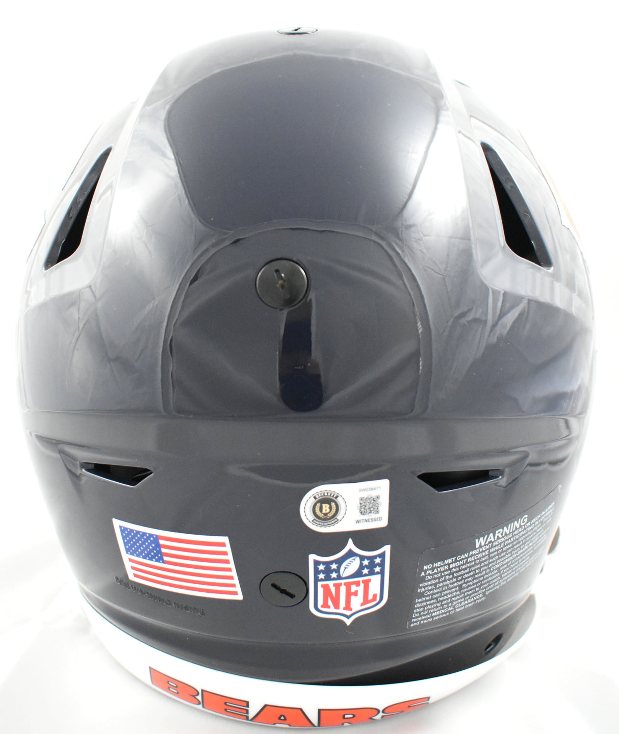 Matt Forte Autographed Chicago Bears F/S Speedflex Helmet - Beckett W Hologram