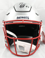 Rob Gronkowski Autographed New England Patriots F/S Speedflex Helmet - Beckett W