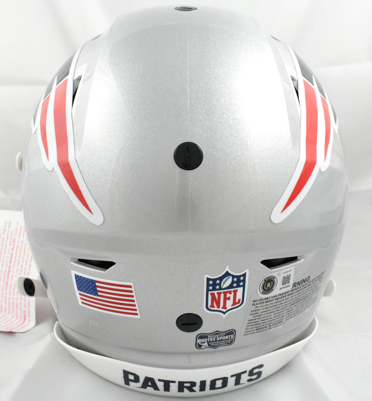 Rob Gronkowski Autographed New England Patriots F/S Speedflex Helmet - Beckett W